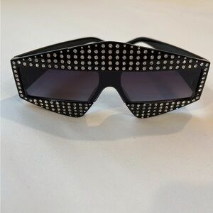 Black Studded Sunglasses